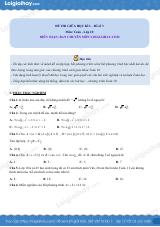 Đề thi giữa kì 1 Toán 10 Cánh diều - Đề số 3